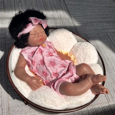 Black Reborn Dolls Silikon